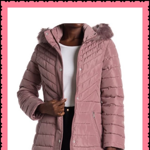 Kenneth Cole Jackets & Blazers - KENNETH COLE QUILTED PUFFER JACKET DUSTY 🌹 ROSE